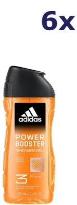 Produktbild von 6x Adidas Shower 250ml 3in1 Power Booster