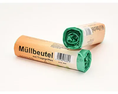 Obrázok produktu pre 15 vložiek do koša, 30 litrov, zelené, s popruhom na prenášanie
