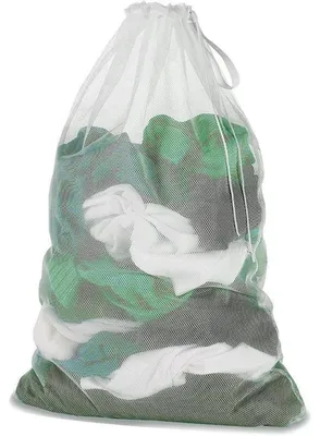 Obrázek produktu pro Velký sáček na prádlo do pračky, rozměry 60 x 90 cm, bílý, 1 kus