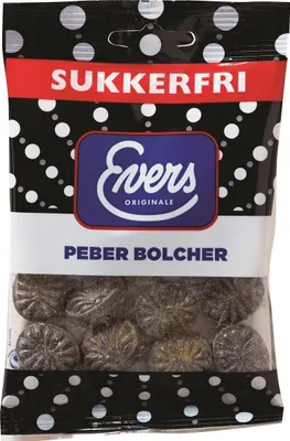 Produktbild von Evers Peberbolcher zuckerfrei 70g