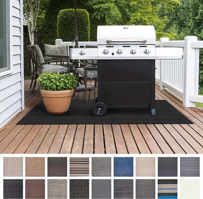 Produktbild von Grillschutzmatte Lucca BBQ Grillmatte Grillteppich Grillunterlage schwer entflammbar 90x120 cm