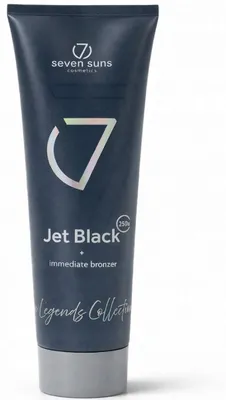 Produktbild von 7suns Jet Black Iconic Sofort-Bronzer Bräunungsbalsam für Solarium & Sonne, 250 ml