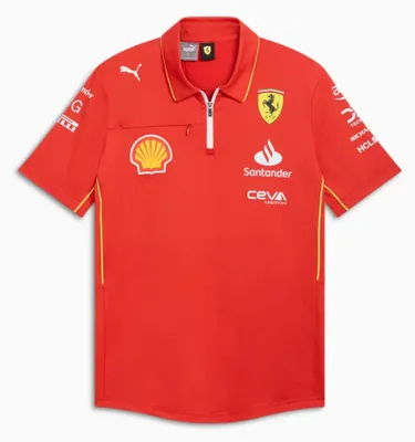 Produktbild von Ferrari polo-shirt, Puma, team, pro, rot, 2024 S