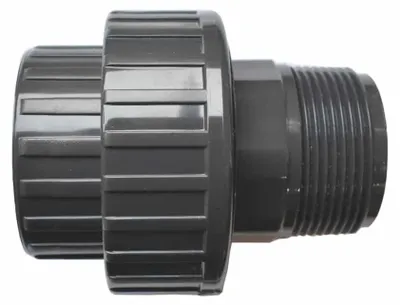 Immagine prodotto di Raccordo PVC 1 1/2" IG x AG, PVC-U per tubi