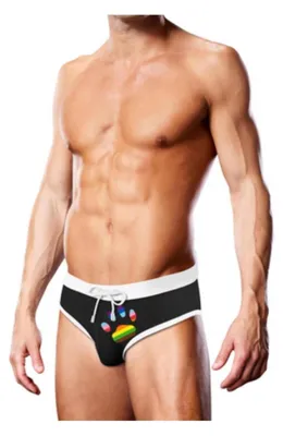 Produktbild von Prowler - Swim Brief - Black Oversized Paw - S