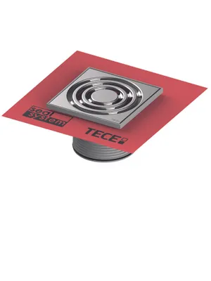 Produktbild von TECE 3660021 TECEdrainpoint S Rostrahmen Kst,150x150,