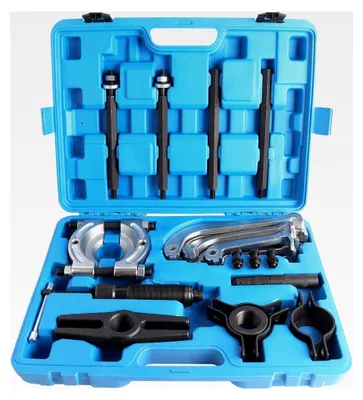 Produktbild von Hydraulischer Abzieher Satz, 2-armig und 3-armig, 22-teilig, 10 Tonnen Abziehkraft, Zahnradzieher