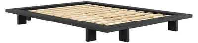 Produktbild von Drawer Japan, Plattformbett, Voll/Doppelt, Rechteckig, Holz, Schwarz, 300 kg