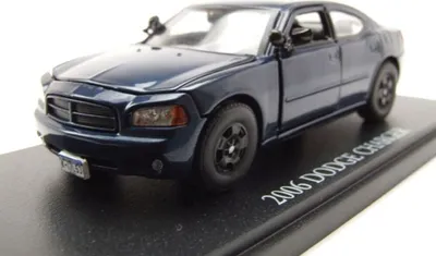 Produktbild von Greenlight Collectibles 86604 Dodge Charger LX 2006 dunkelblau Castle TV-Serie 1:43