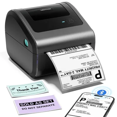 Productafbeelding van Labelprinter thermische printer - Bluetooth - 4 x 6 inch - Verzendlabels
