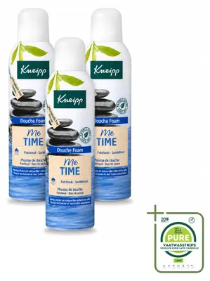 Produktbild von 3 x Kneipp Duschschaum Me-Time - Patchouli & Sandelholz - 200 ml - Großpackung - 3 Stücke