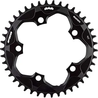 Immagine prodotto di FSA Road Super Megatooth a 5 bracci 110 mm x 42 denti, nera - più sicura 1...