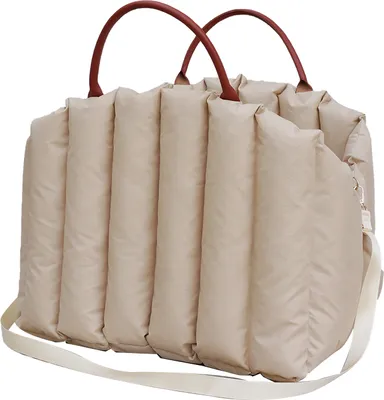 Produktbild von Tragbare Haustiertasche für kleine Hunde, Katzen- und Hundenest, Auto- und Reise-Dual-Use, geeignet für Katzen und Welpen, helles Khaki, Größe M (45 x 35 x 35 cm)