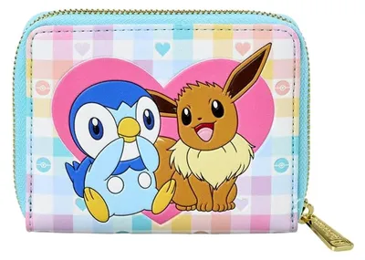 Produktbild von Geldbörse mit Piplup und Eevee, Mehrfarbig