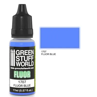 Produktbild von Green Stuff World GSW1707 - Fluor Paint BLUE 17 ml - Neu
