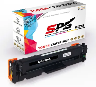 A toner cartridge and its packaging are displayed.