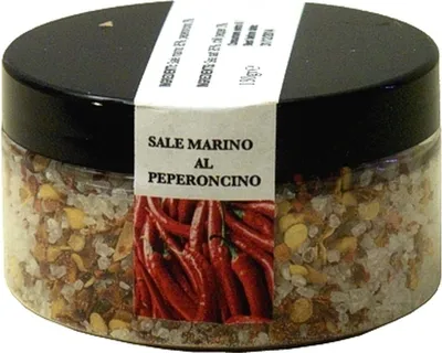 Produktbild von Meersalz mit Chili 130 gr. - Casale Paradiso