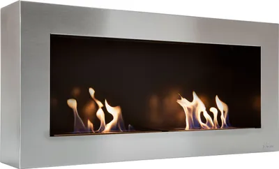 Produktbild von Purline 40131, Freistehende Feuerstelle, Geschlossen, Ethanol, Silber, Drinnen, Horizontal