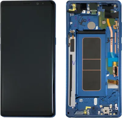 Produktbild von Display Full LCD Komplettset GH97-21065B Blau für Samsung Galaxy Note 8 N950F