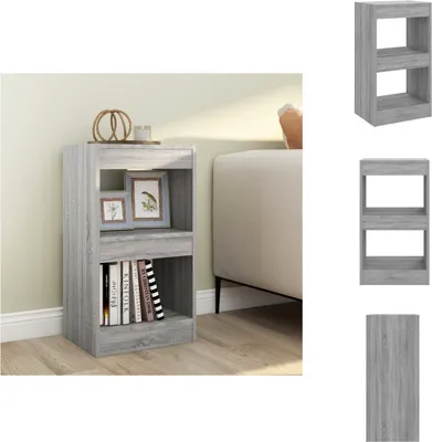 Produktbild von vidaXL Bücherregal/Raumteiler Grau Sonoma 40x30x72 cm -  Bücherregale & Bücherschränke
