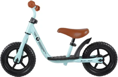Produktbild von Bandits & Angels Metall-Laufrad Starter Mint mit Trittbrett ab 2 Jahren – mintfarbenes Laufrad – verstellbarer Sattel 29 bis 39 cm – für Jungen und Mädchen – niedriger Einstieg mit Trittbrett