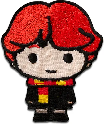 Produktbild von Harry Potter © Ron Weasley - Aufnäher, Bügelbild, Aufbügler, Applikationen, Patches, Flicken, Zum Aufbügeln, Größe: 6,1 x 4,8 cm