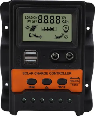 Produktbild von Solar Panel Controller 12V 24V Dual USB DC Port 20A Effiziente Autoanpassungsvermögen für Street Light PV -Stromerzeugung