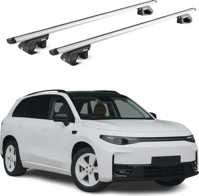 Image de Barres transversales de toit pour Leapmotor C10 2023-2025 Alu Argente 2Pcs ABE