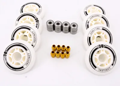Produktbild von Hyper Instinct 82mm Rolle+ABEC9+6mm Spacer Inline K Fitness Skate Blades 2
