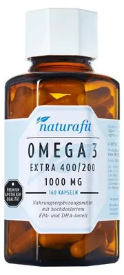 Obrázek produktu pro naturafit Omega 3 Extra 400/200 kapslí, 160 kapslí