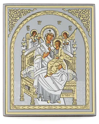 Holz-Ikone Mutter Gottes Aller Könige 10x12cm Orthodox