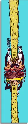 Zdjęcie produktu dla Hulajnoga Chubby grip tape - Burger Boy