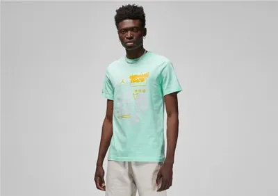 Immagine prodotto di Camicia Nike Air Jordan Brand maglietta grafica crew 2 menta schiuma DM1424379