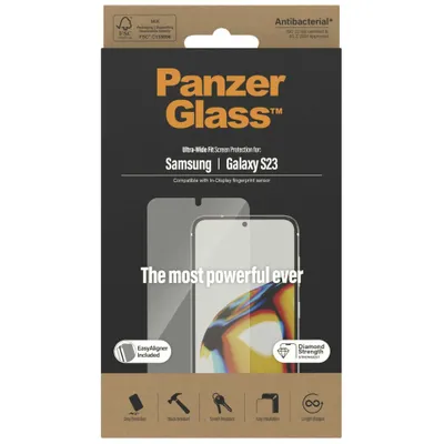 Obrázok produktu pre Panzerglass Ultra-Wide Fit tvrdené sklo s aplikátorom pre Samsung Galaxy S23