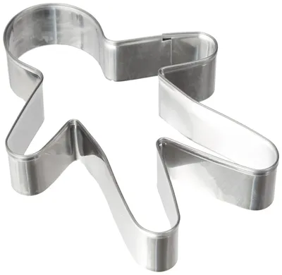 Ausstechform Lebkuchenmann, 14 cm, Edelstahl, spülmaschinengeeignet