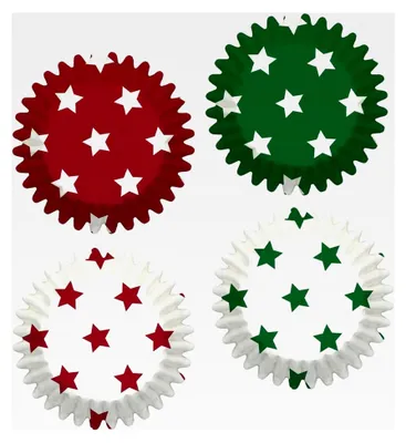 Produktbild von Mini-Papierbackförmchen Sterne, 100 Stück