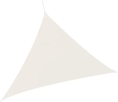 Produktbild von Aga Sonnensegel Dreieck 3x3x3 m, Sonnenschutz Segel inkl. Befestigungsseilen Beige mit UV Schutz für Garten Terrasse