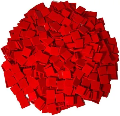 Produktbild von LEGO® 2x2 Fliesen Rot - 3068b NEU! Menge 25x