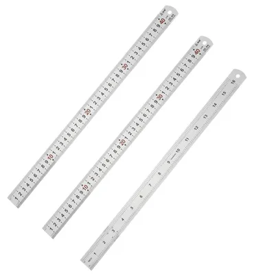 Image de Elzusha - Règle métallique de 40 cm - Règle pour des mesures précises