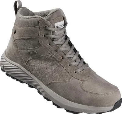 Produktbild von Spitzbergen Leder-Trekkingschuhe hoch uni, langlebiger Tragekomfort dank hochwertigem Nubukleder