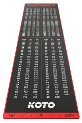 Produktbild von Professionelles Dartboard ohne Zielscheibe mit Wurflinie