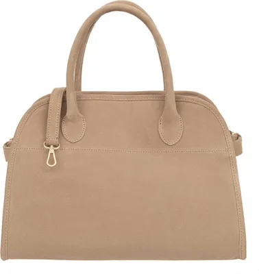 Produktbild von Vezze Fiocco Handtasche Taupe Veloursleder