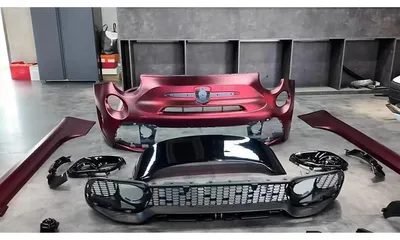Produktbild von Bodykit für Fiat 500 2007–2015 Stoßstange Dachspoiler.