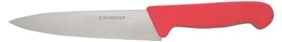 Produktbild von Kochmesser, schmale Klinge, 160 mm, roter Griff
