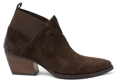 Produktbild von Lazamani Britt Damen Wildleder-Stiefeletten Brown Größe 40