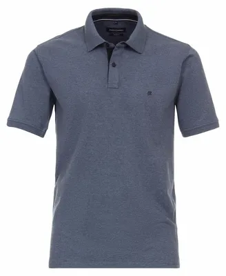 Produktbild von CASAMODA Herren Poloshirt Kurzarm Regular Stretch Piqué Blau S