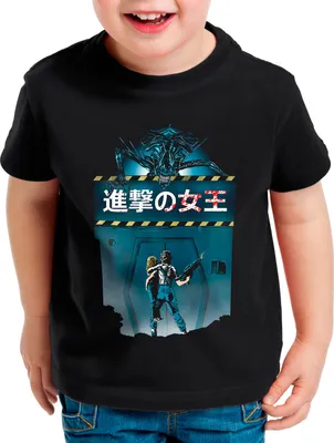 Produktbild von style3 Queen Attack Kinder T-Shirt xenomorph alien ripley movie