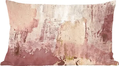 Produktbild von MuchoWow® Zierkissen Sofakissen Wohnzimmer Dekokissen 60x40 cm Wand - Lila - Rosa - Beton - Kopfkissen - Polster mit Foto