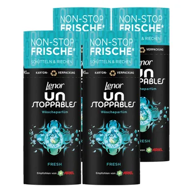 Produktbild von Lenor Unstoppables Wäscheparfüm Duftperlen Fresh 160g (4er Pack)