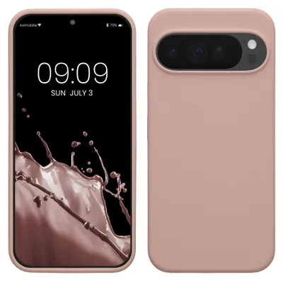 Produktbild von kwmobile Handyhülle für Google Pixel 10 Pro XL Hülle - Case Silikon - Kabelloses Laden - Schutzhülle Cover in Altrosa matt